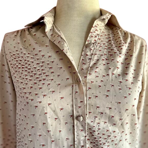 Vintage Top Womens Size Small Soft Retro Modest Classic Professional Casual - Picture 2 of 7